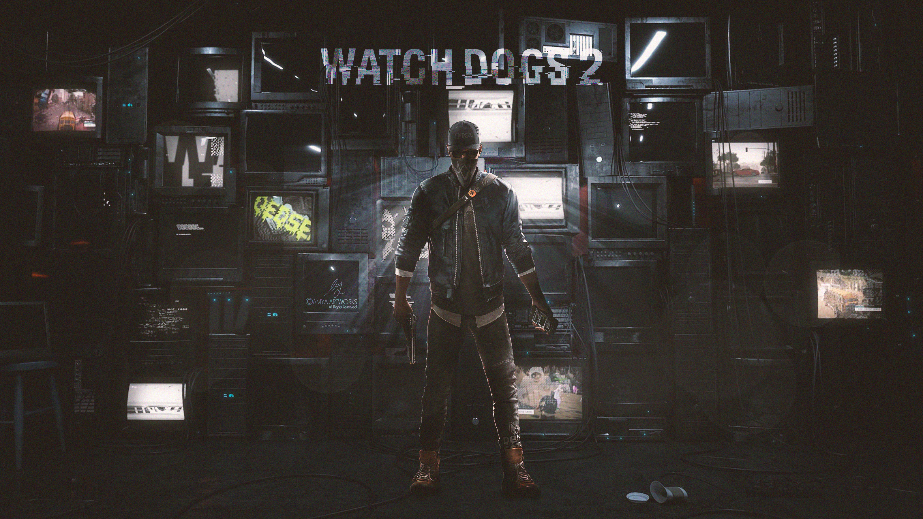 Watch dogs 2 deals wallpaper